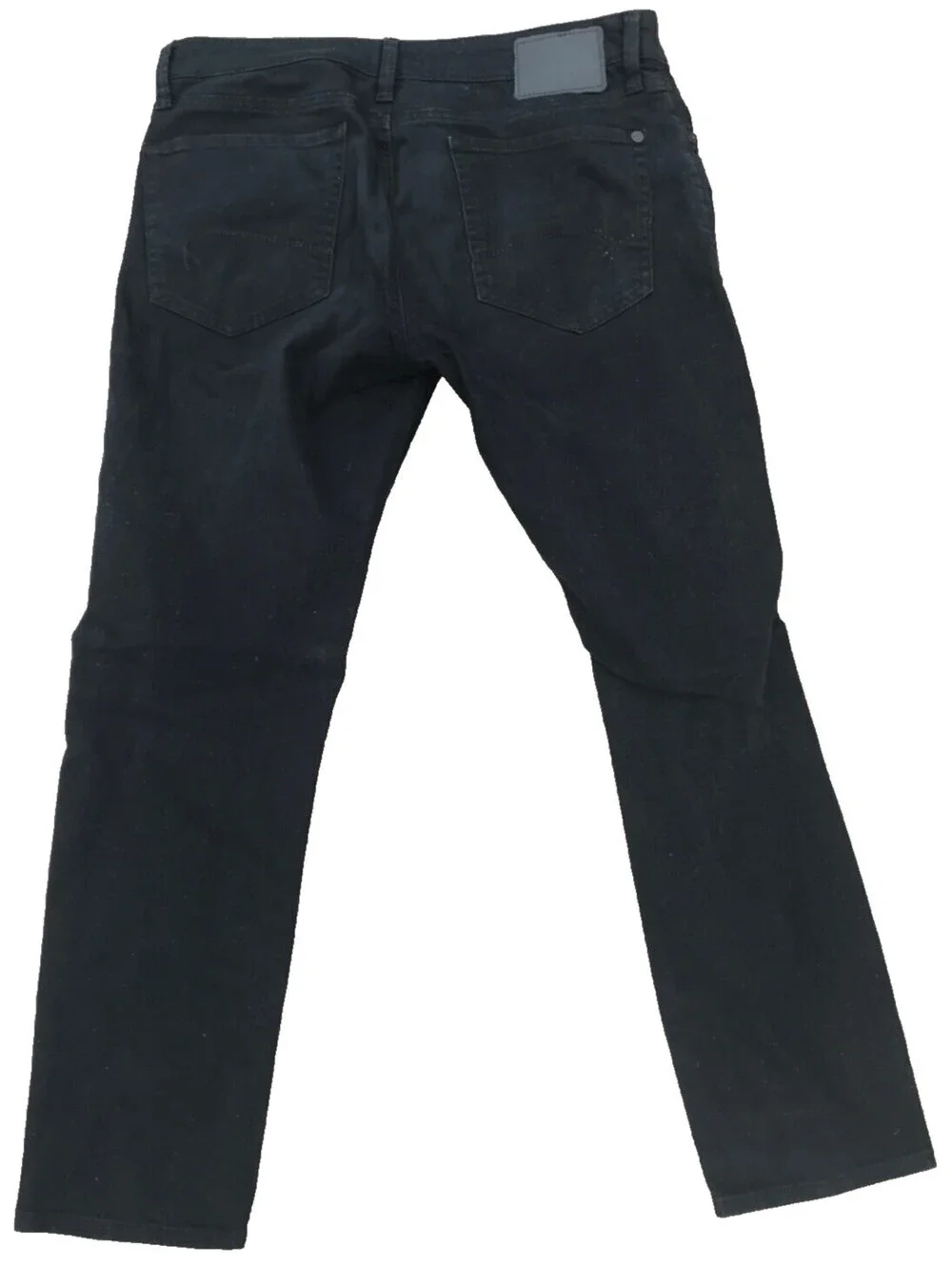 Mavi Jeans Mens 31x30 Black Jake Slim Straight Premium Dark Wash Stretch Denim
